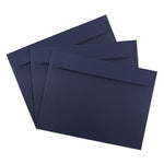 JAM Paper Booklet Envelope, 9" x 12", Navy Blue, 250/Box (263916011H)