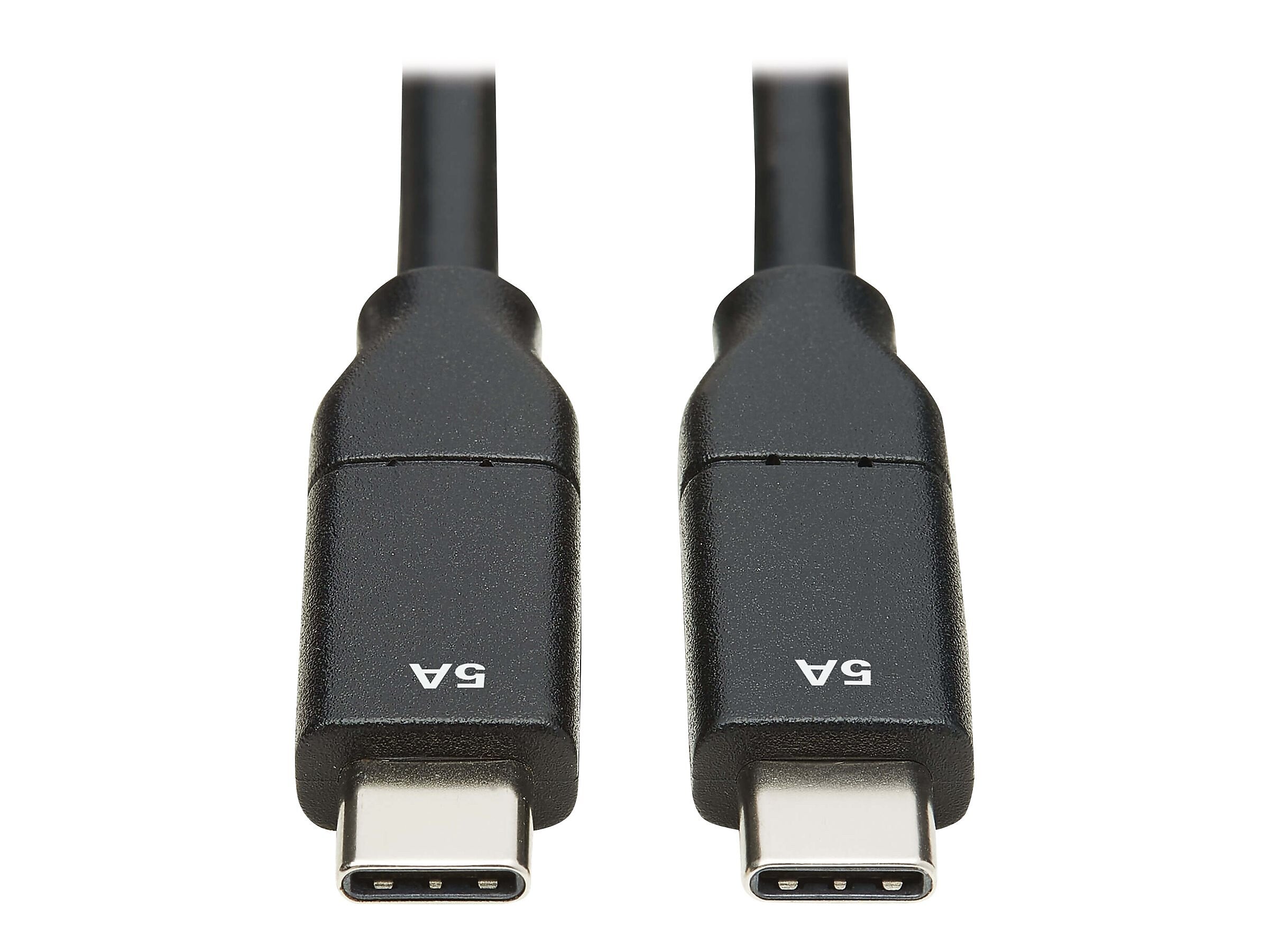 Tripp Lite 10' USB C Power Cable, Black (U040-C3M-C-5A)