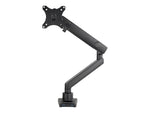 StarTech.com Desk Mount Monitor Arm, Slim Full Motion Adjustable Single VESA up to 17.6lbs (8kg) Display, Up 35", Black