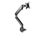 StarTech.com Desk Mount Monitor Arm, Slim Full Motion Adjustable Single VESA up to 17.6lbs (8kg) Display, Up 35", Black