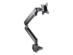 StarTech.com Desk Mount Monitor Arm, Slim Full Motion Adjustable Single VESA up to 17.6lbs (8kg) Display, Up 35", Black