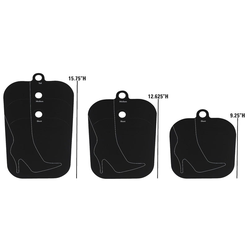 Household Essentials 4 Pair Pliable Plastic Boot Shapers, Multicolor (69444-1)