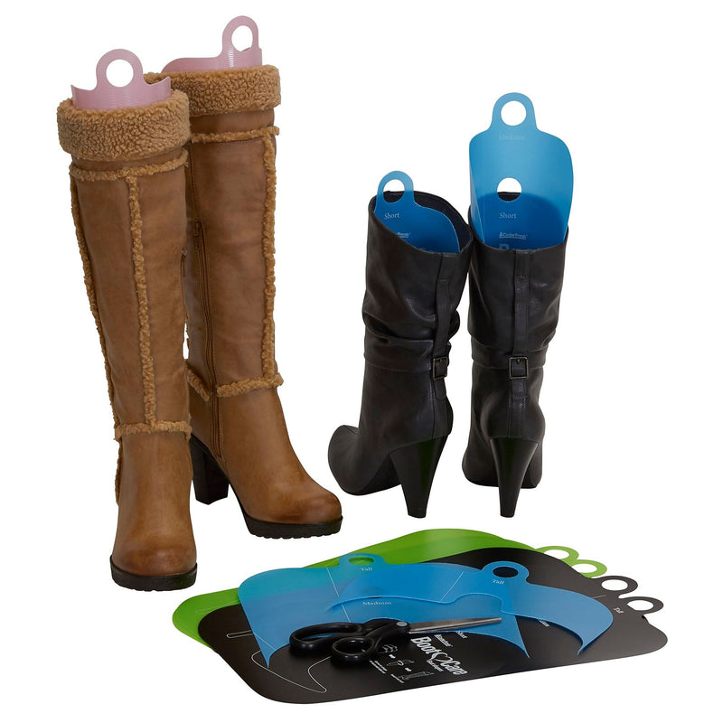 Household Essentials 4 Pair Pliable Plastic Boot Shapers, Multicolor (69444-1)