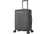 InUSA Deep 20" Hardside Carry-On Suitcase, 4-Wheeled Spinner, TSA Checkpoint Friendly, Black (IUDEE00S-BLK)