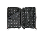 InUSA Deep 20" Hardside Carry-On Suitcase, 4-Wheeled Spinner, TSA Checkpoint Friendly, Black (IUDEE00S-BLK)