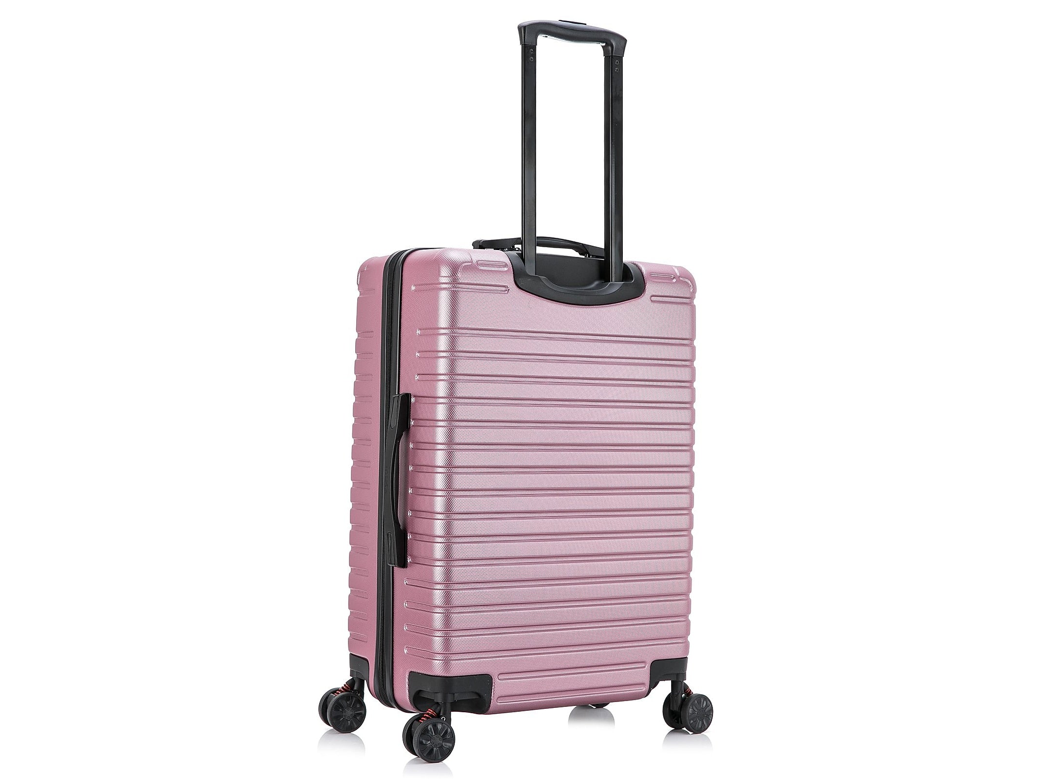 InUSA Deep 24" Hardside Suitcase, 4-Wheeled Spinner, TSA Checkpoint Friendly, Rose Gold (IUDEE00M-ROS)
