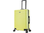 InUSA Deep 25.59" Hardside Suitcase, 4-Wheeled Spinner, TSA Checkpoint Friendly, Green (IUDEE00M-GRN)
