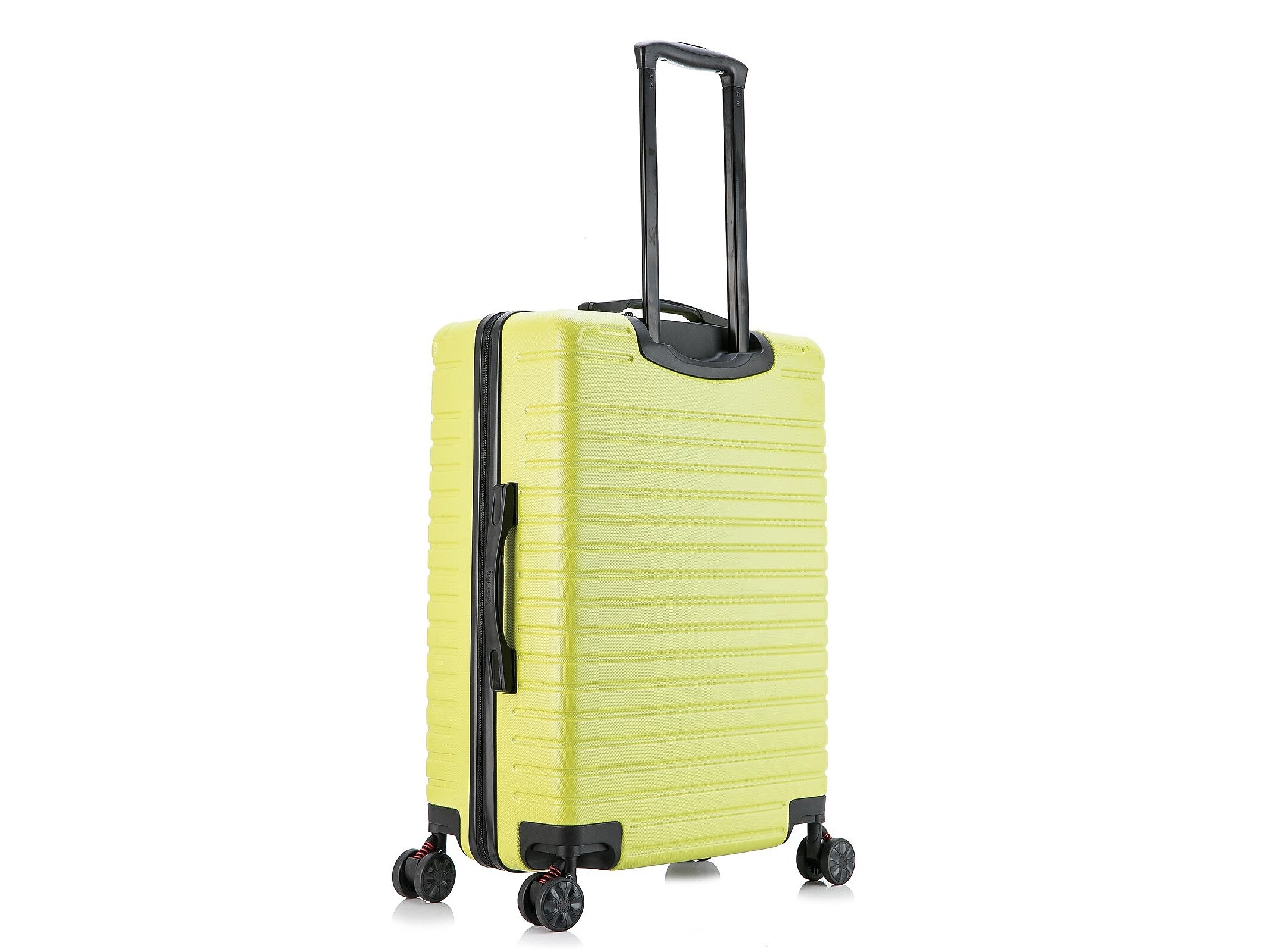 InUSA Deep 25.59" Hardside Suitcase, 4-Wheeled Spinner, TSA Checkpoint Friendly, Green (IUDEE00M-GRN)