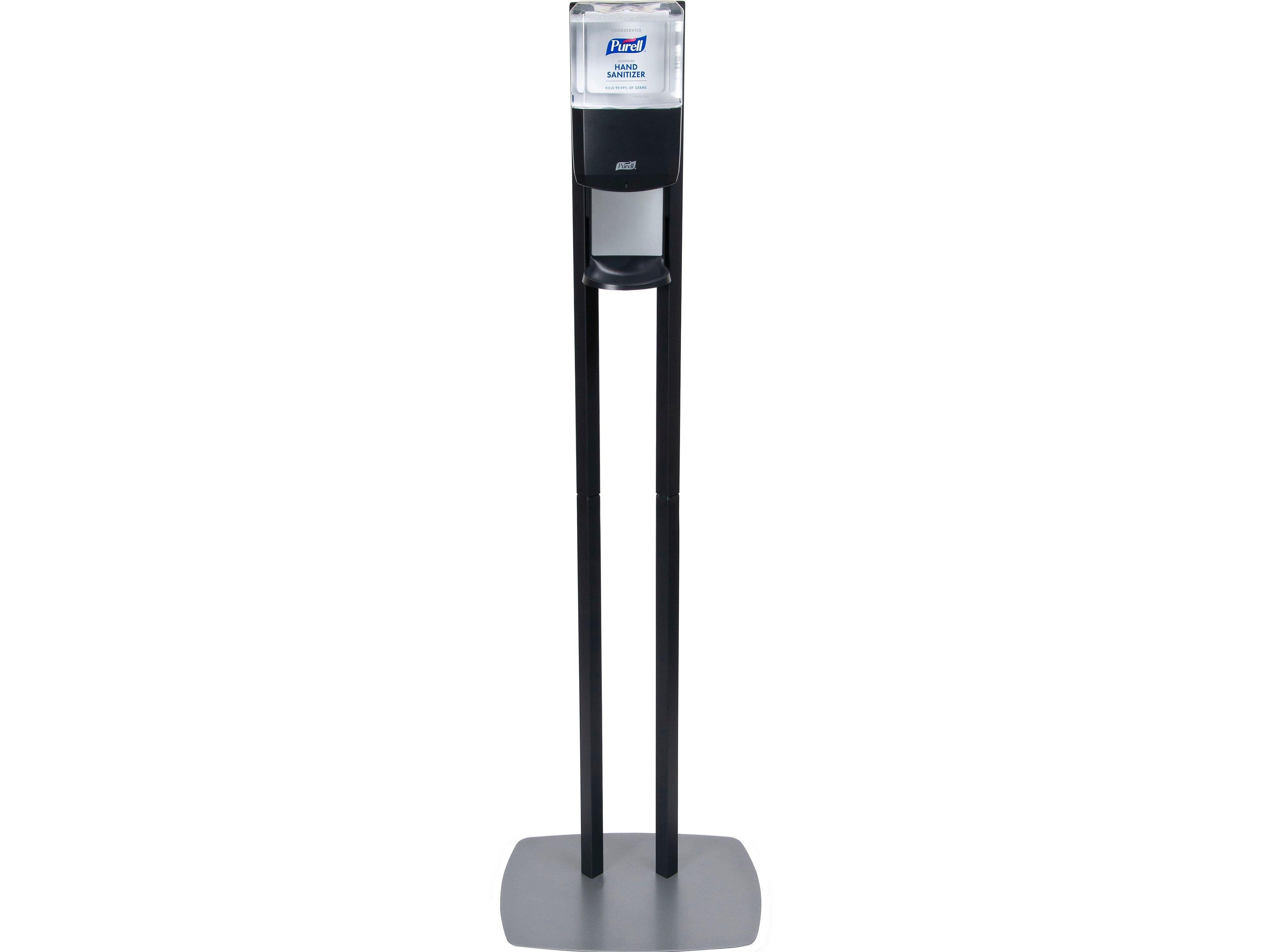 PURELL ES6 Automatic Floor Stand Hand Sanitizer Dispenser, Graphite/Black (7216-DS)