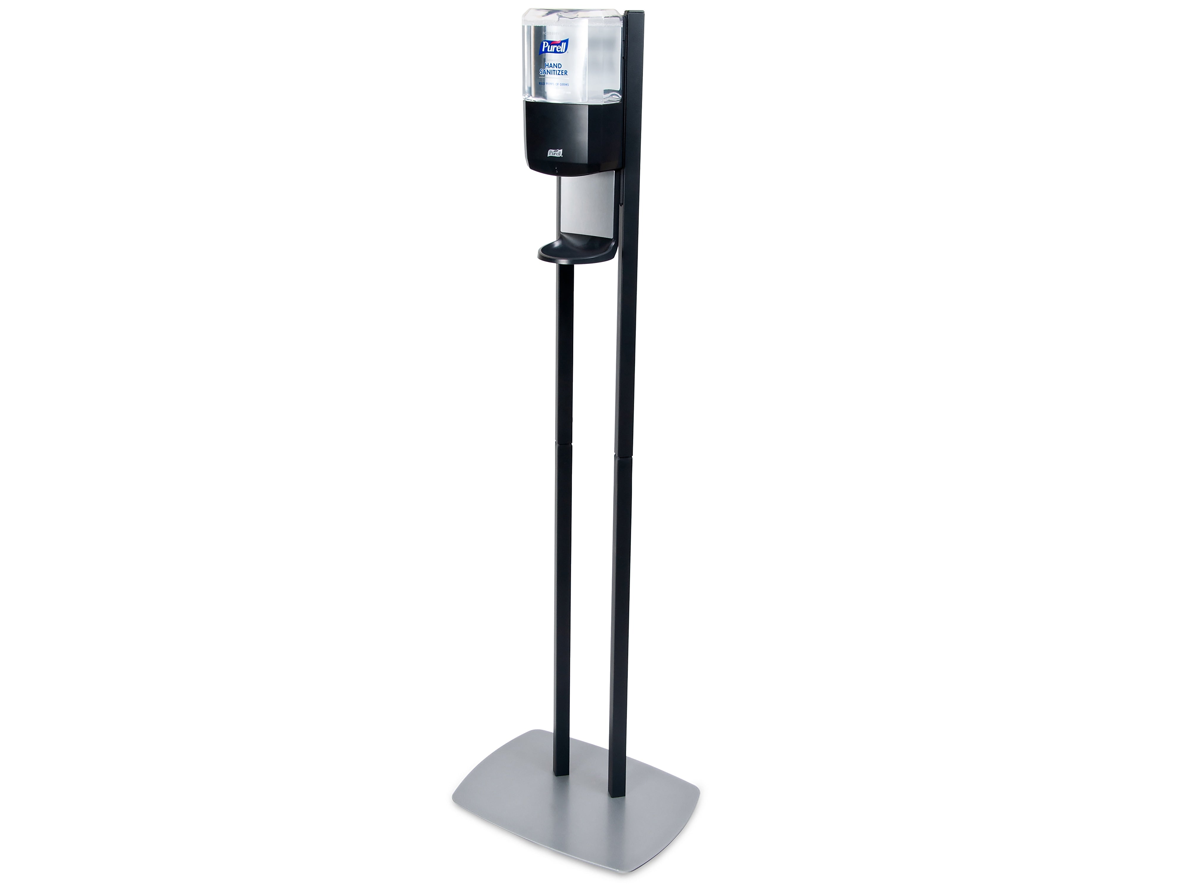 PURELL ES6 Automatic Floor Stand Hand Sanitizer Dispenser, Graphite/Black (7216-DS)
