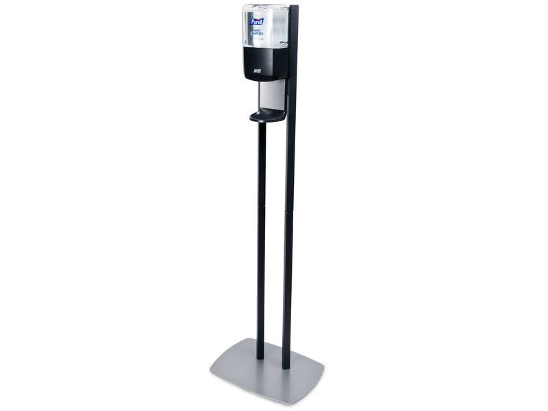 PURELL ES6 Automatic Floor Stand Hand Sanitizer Dispenser, Graphite/Black (7216-DS)