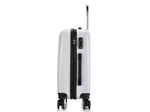 InUSA Fusion 20" Hardside Butterfly Carry-On Suitcase, 4-Wheeled Spinner, TSA Checkpoint Friendly, White (IUAPC00S-FUS)