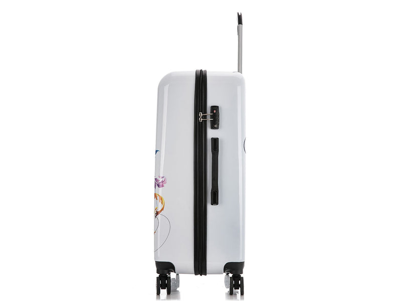 InUSA Fusion 28" Hardside Butterfly Suitcase, 4-Wheeled Spinner, TSA Checkpoint Friendly, Fusion (IUAPC00L-FUS)