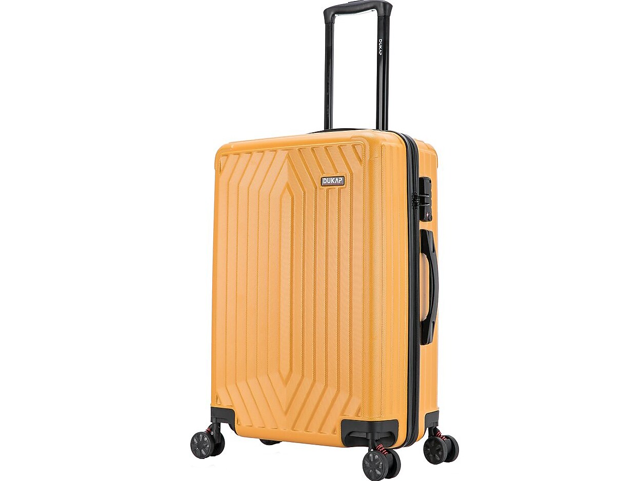 DUKAP Stratos 25.59" Hardside Suitcase, 4-Wheeled Spinner, TSA Checkpoint Friendly, Terracota (DKSTR00M-TER)