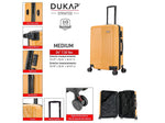 DUKAP Stratos 25.59" Hardside Suitcase, 4-Wheeled Spinner, TSA Checkpoint Friendly, Terracota (DKSTR00M-TER)