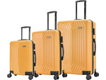DUKAP Stratos Hardside Spinner Luggage Set, TSA Checkpoint Friendly, Terracota (DKSTRSML-TER)