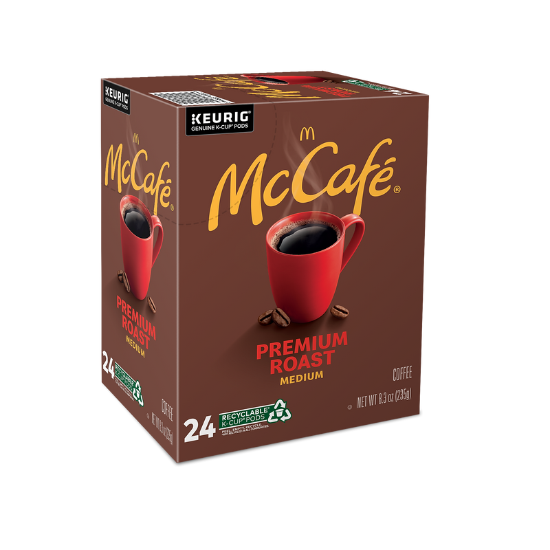 McCafe Premium Roast Coffee Keurig® K-Cup® Pods, Medium Roast, 24/Box (5000201379)