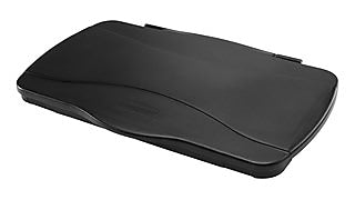 Rubbermaid Hinged Lid for Vented Slim Jim, Black (FG267400BLA)