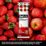 THAT'S IT Gluten Free Apple & Strawberry Nutrition Bar, 1.2 oz., 12 Bars/Box (307-00238)