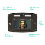 uAttend Face Recognition Time Clock System, Black (DR2000)