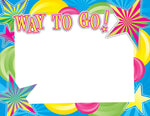 Great Papers Way To Go Foil Certificate, 8.5" x 11", Multicolored, 15/Pack (2012108)