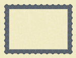 Great Papers Metallic Certificates, 8.5" x 11", Beige/Blue, 100/Pack (934400)