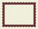 Great Papers Certificates, 8.5" x 11", Beige/Metallic Red, 25/Pack (934125)