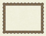 Great Papers Matte Certificates, 8.5" x 11", Beige/Gold, 100/Pack (934000)