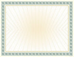 Great Papers Certificates, 8.5" x 11", Westminster Green, 6/Pack (963022)