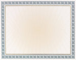 Great Papers Westminster Certificates, 8.5" x 11", Blue Foil, 15/Pack (963024)