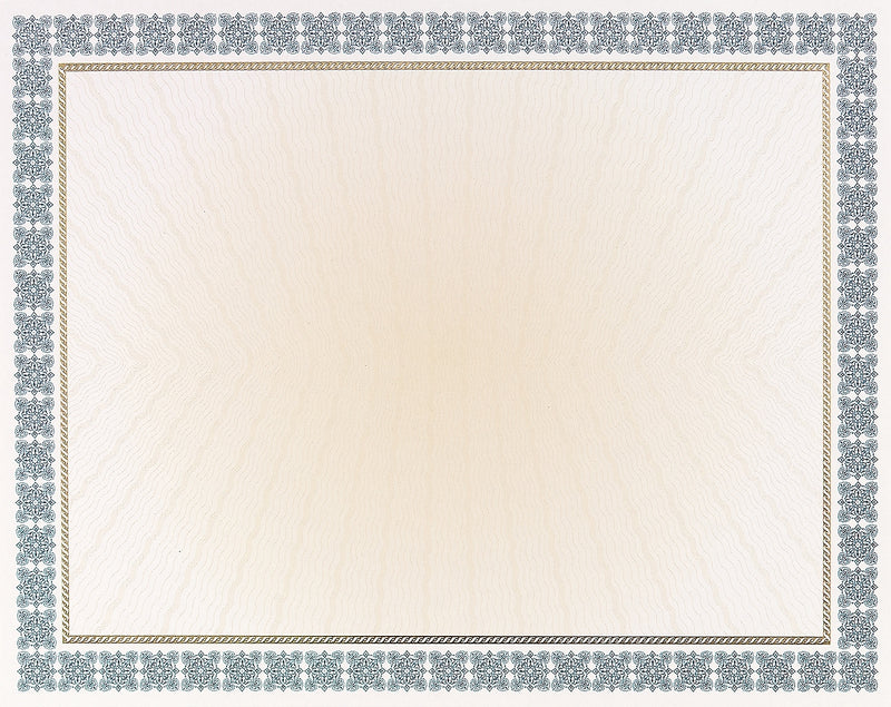 Great Papers Westminster Certificates, 8.5" x 11", Blue Foil, 15/Pack (963024)