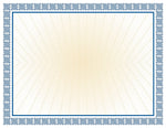 Great Papers Certificates, 8.5" x 11", Westminster Blue, 100/Pack (961032)