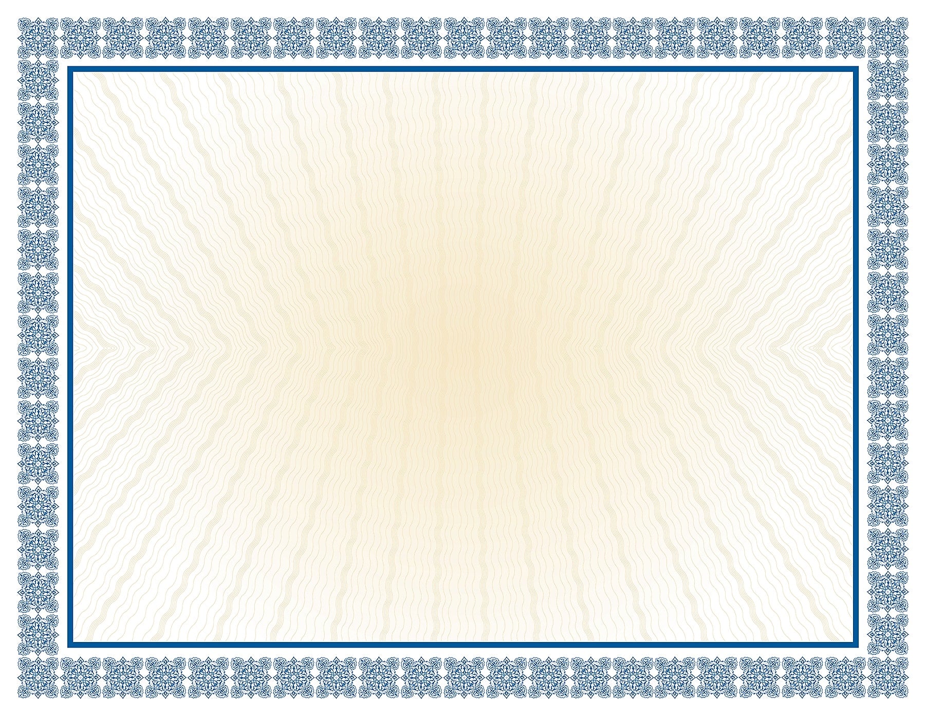 Great Papers Certificates, 8.5" x 11", Westminster Blue, 100/Pack (961032)