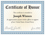 Great Papers Certificates, 8.5" x 11", Westminster Blue, 100/Pack (961032)