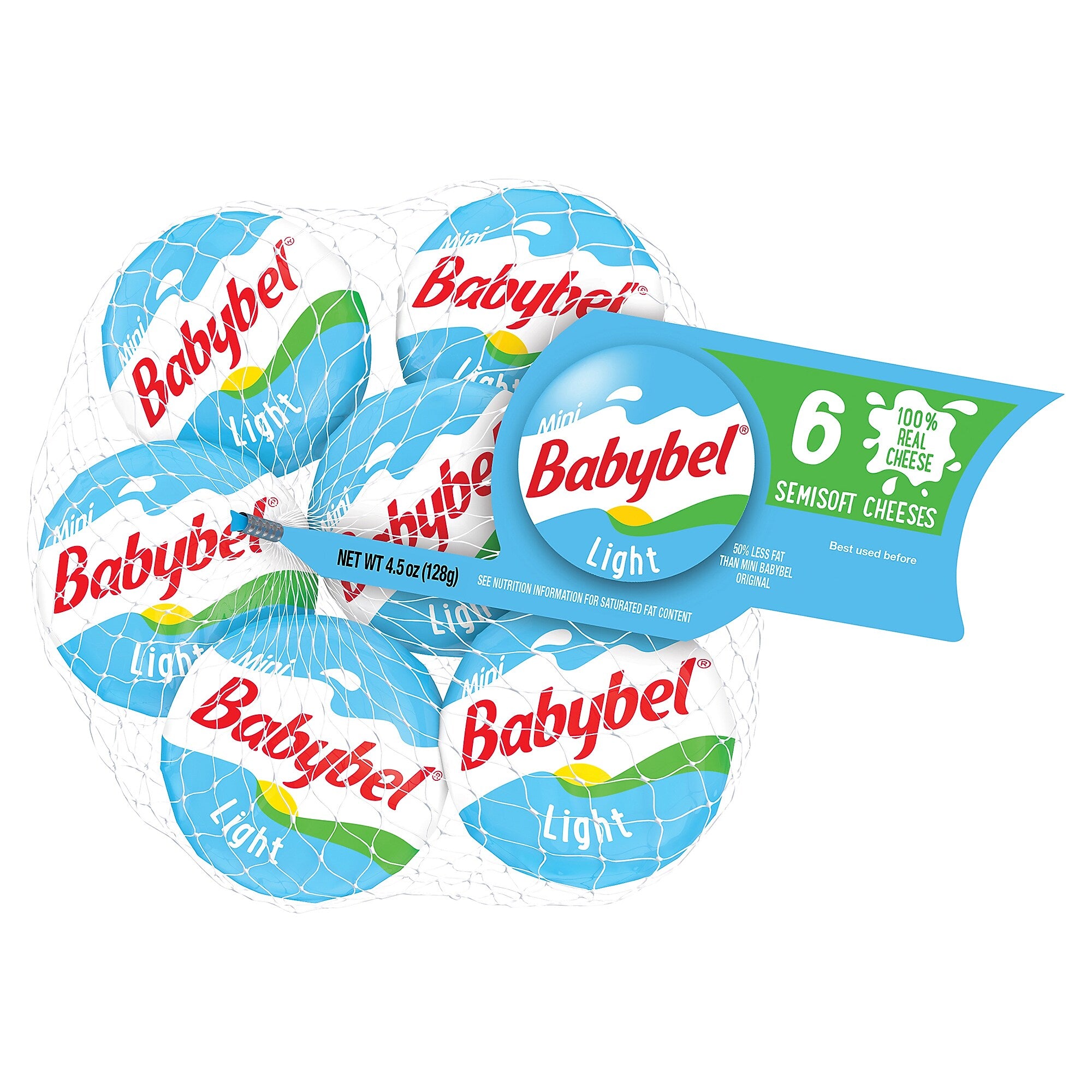 Babybel Mini Light Cheese, 5/Pack (600-00231)