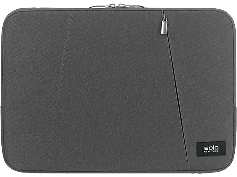 Solo New York Oswald Polyester Laptop Sleeve for 15.6" Laptops, Gray (SLV1615-10)