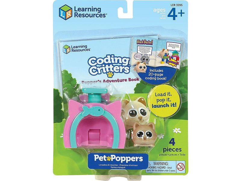 Learning Resources Coding Critters Pet Poppers Pepper the Cat (LER 3095)