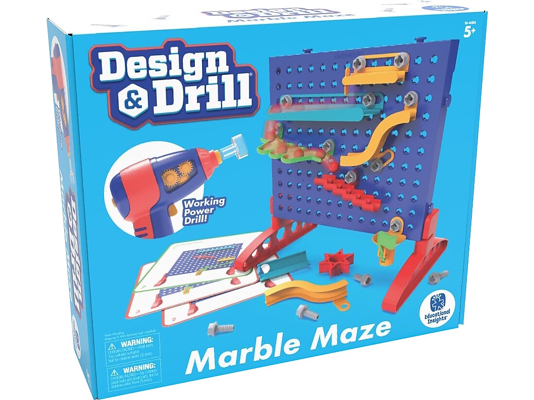 Educational Insights Design & Drill Marble Maze, Multicolor (4105)
