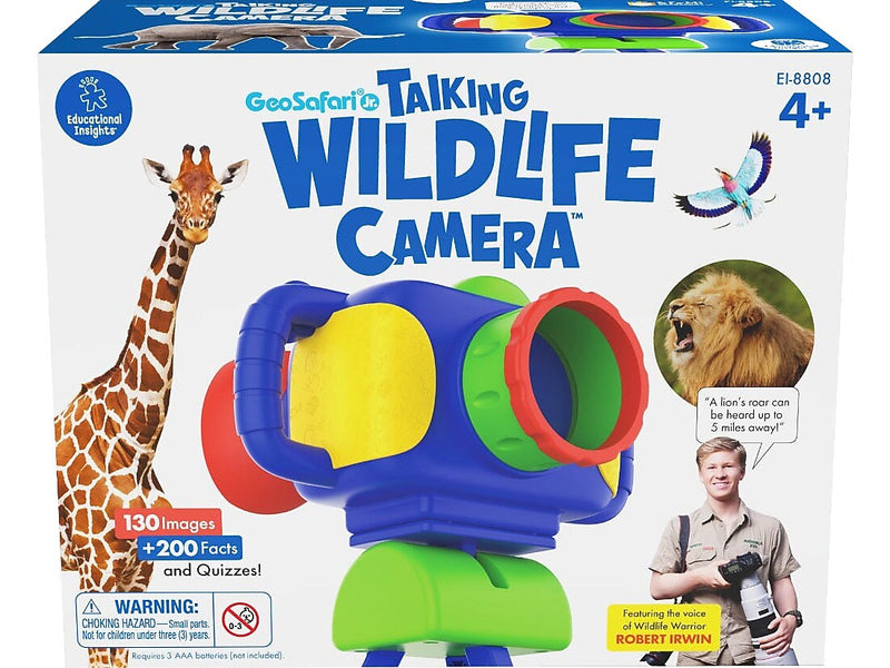 Educational Insights GeoSafari Jr. Talking Camera, Multicolor (8808)