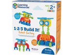 Learning Resources 1-2-3 Build It! Robot Factory, Multicolor (LER 2869)