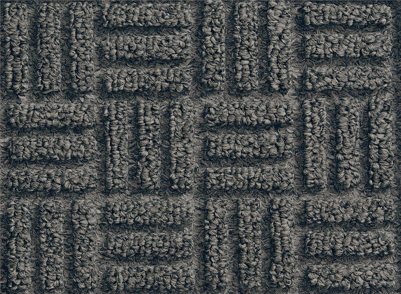 M + A Matting WaterHog Masterpiece Select Commercial Wiper/Scraper Entrance Floor Mat, 19.4' x 5.83', Pewter (26533620070)