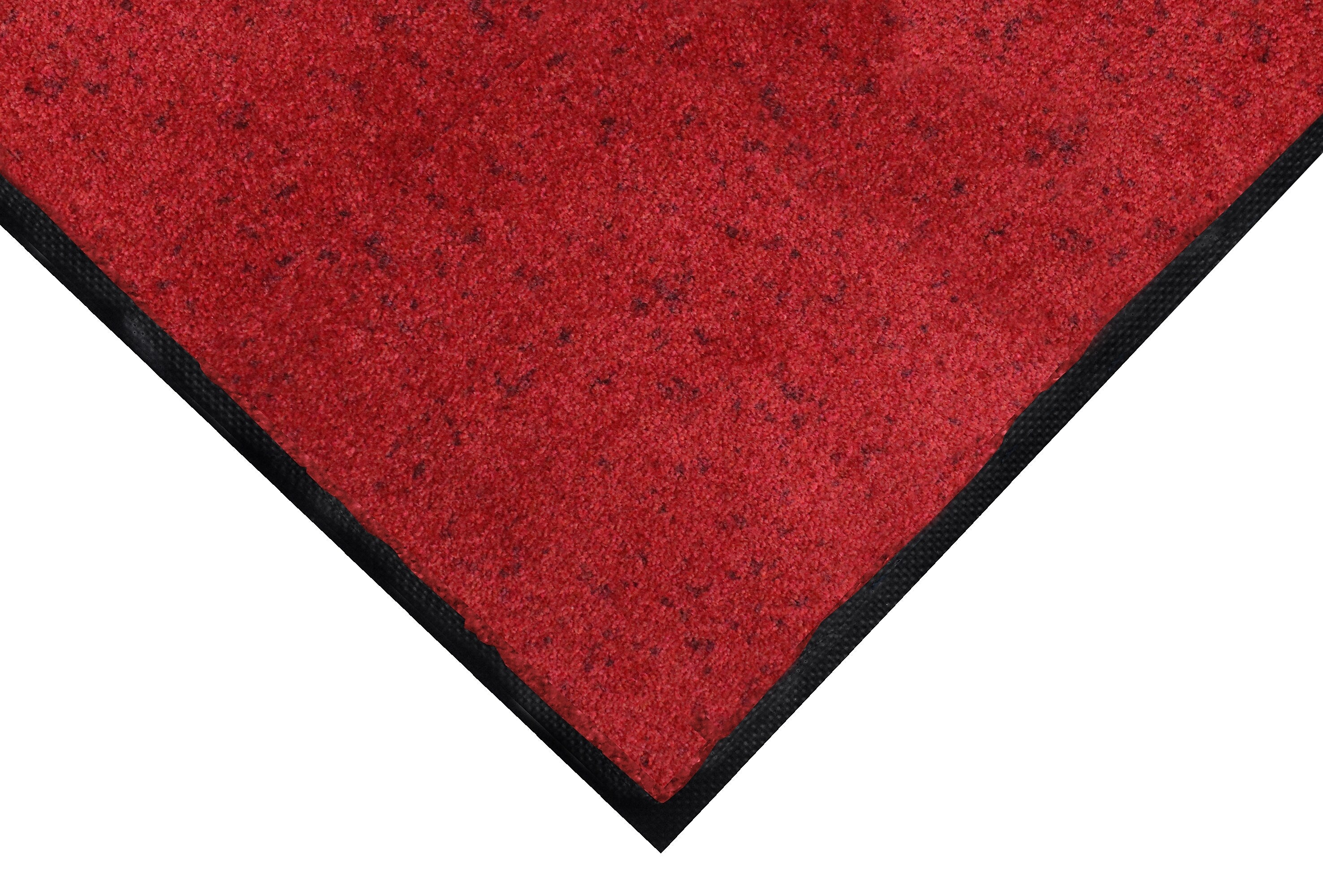 M + A Matting ColorStar Commercial Wiper Floor Mat, 9.83' x 3.75', Red/Black (1001410540)