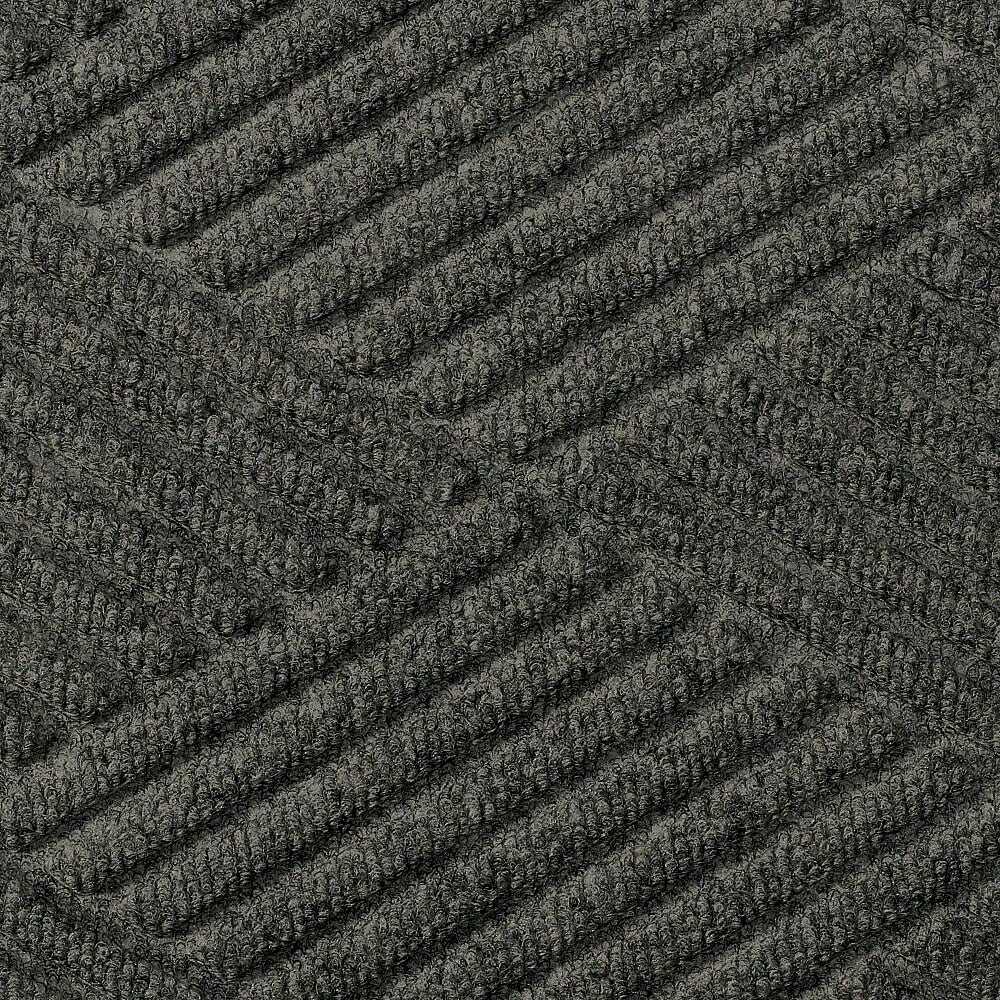 M+A Matting WaterHog Max Diamond Classic Mat, Universal Cleated, 3' x 6', Black Smoke (22957036070)