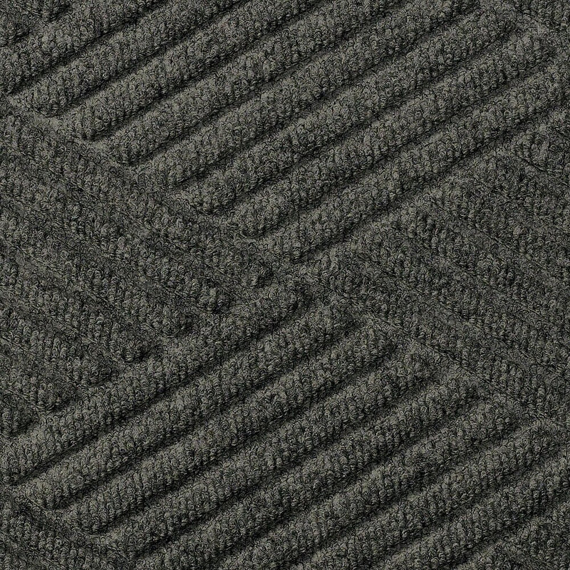 M+A Matting WaterHog Max Diamond Classic Mat, Universal Cleated, 3' x 6', Black Smoke (22957036070)
