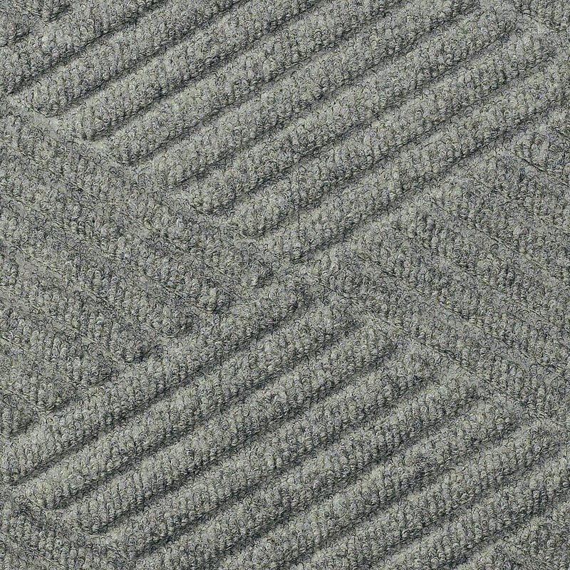 M+A Matting WaterHog Max Diamond Classic Mat, Universal Cleated, 4' x 6', Grey Ash (22957346070)