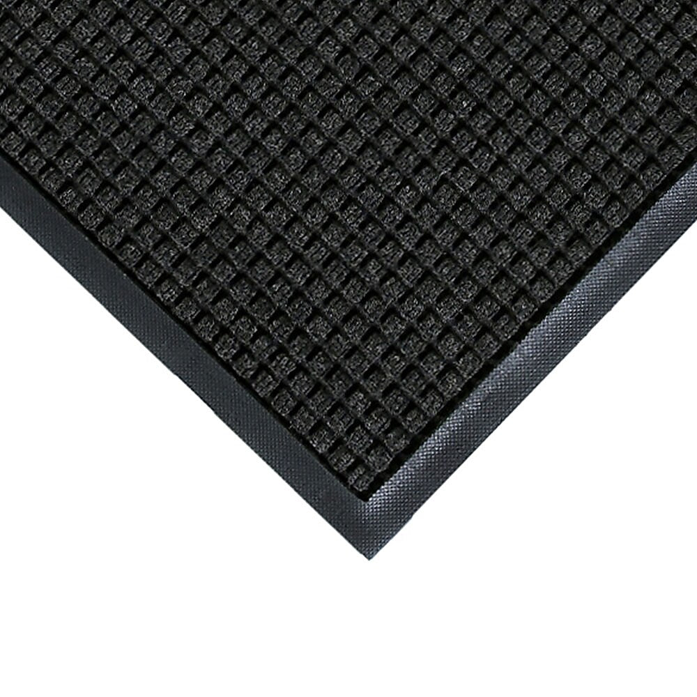M + A Matting WaterHog Classic Commercial Wiper/Scraper Entrance Floor Mat, 6' x 10', Charcoal (20054610070)