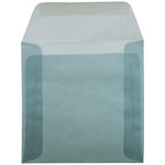 JAM Paper 6 x 6 Square Translucent Vellum Invitation Envelopes, Ocean Blue, 25/Pack (PACV512)