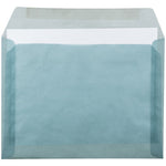 JAM Paper 9 x 12 Booklet Translucent Vellum Envelopes, Ocean Blue, 25/Pack (1592180)