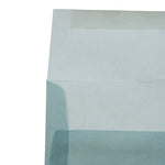 JAM Paper A2 Translucent Vellum Invitation Envelopes, 4.375 x 5.75, Ocean Blue, 25/Pack (PACV602)