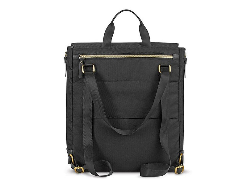 Solo New York Triumph Collection Austin Laptop Tote Backpack, Black Polyester (EXE803-4)
